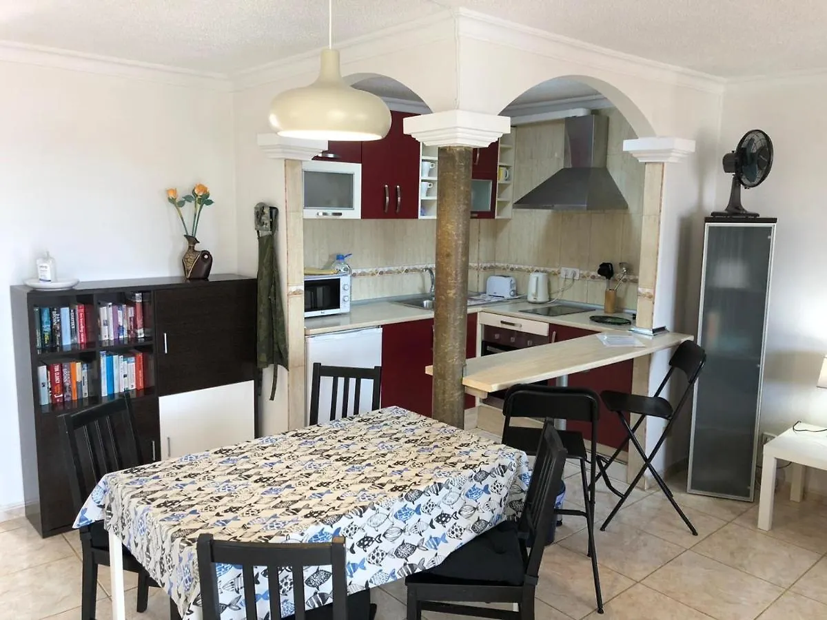 Sunny Apartment Near The Beach With Wifi, Balcony And Pool Los Cristianos  0*, Los Cristianos (Tenerife)